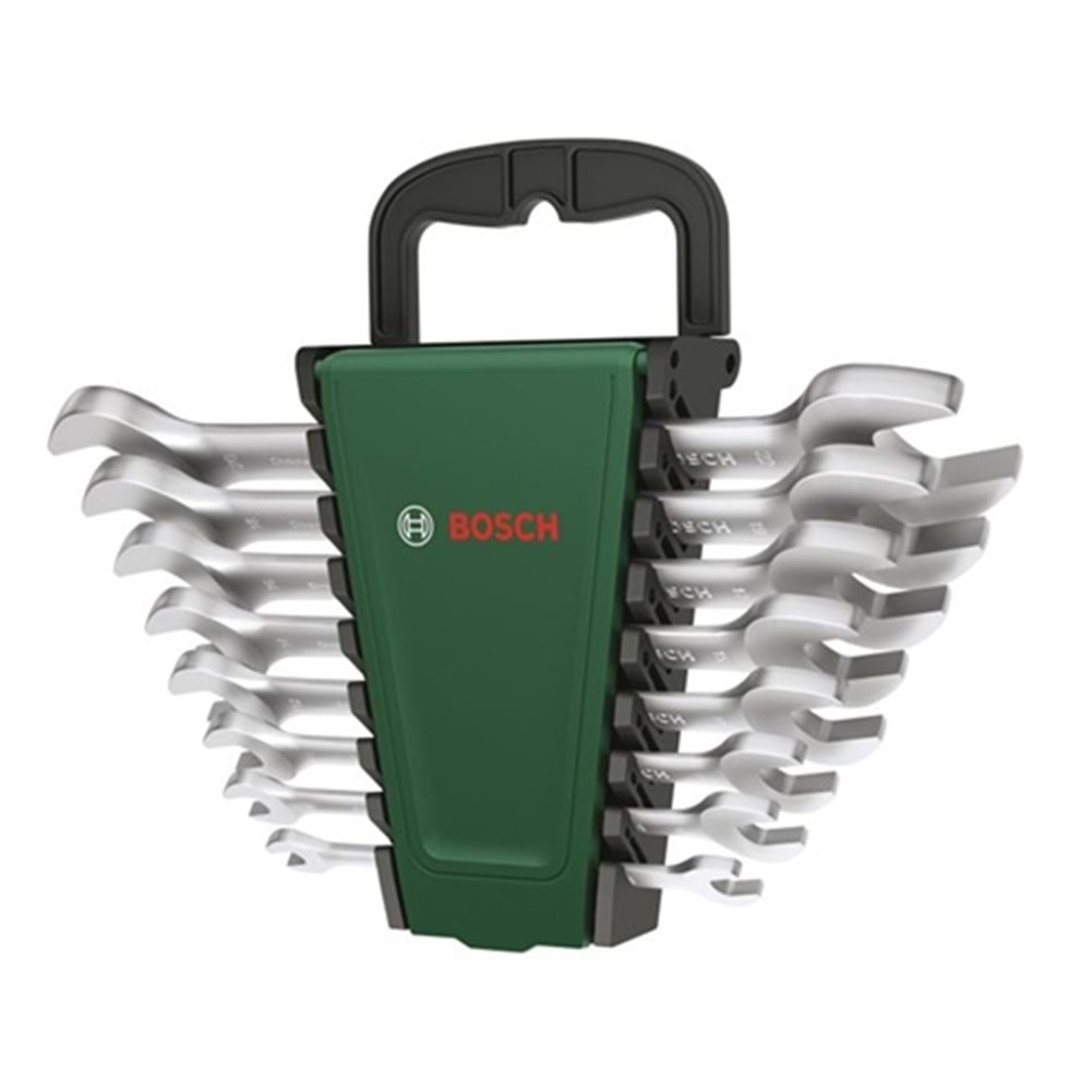 Bosch Açık Çift İki Ağız Anahtar Takımı Seti 8 Parça