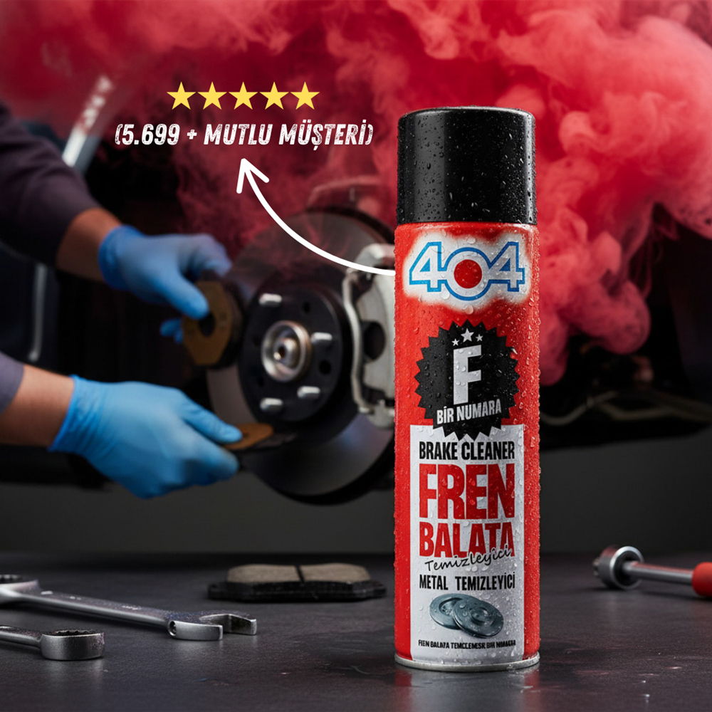 404 Fren Balata Spreyi Tetikli F1 500 ml