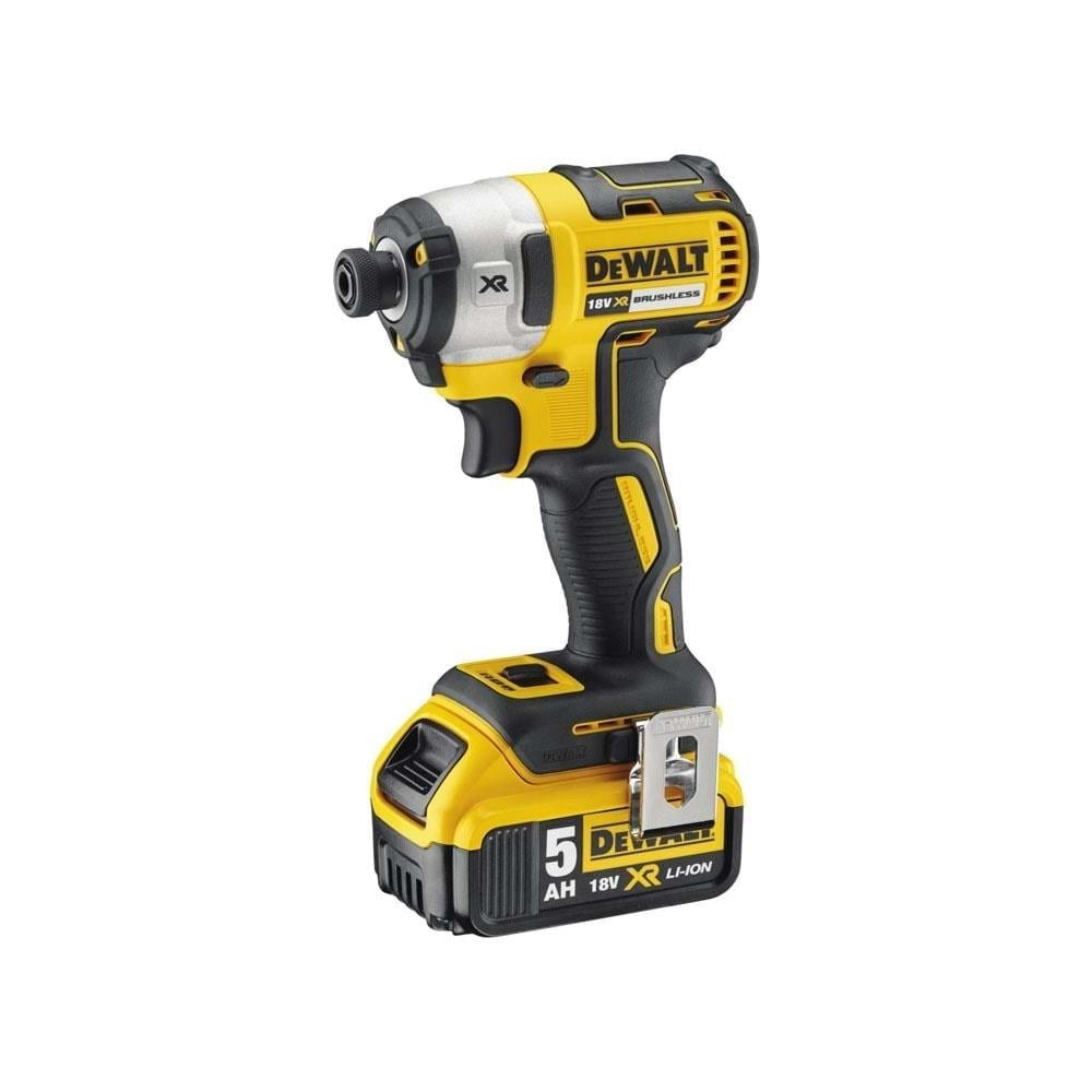 Dewalt Kömürsüz Çift Aküllü Darbeli Tornavida 18V 5.0AH