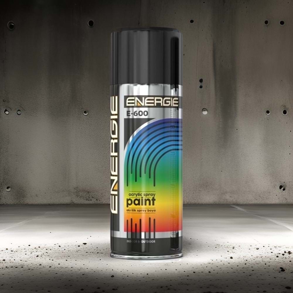 Energie E-600 9005 Sprey Boya 400ml Parlak Siyah