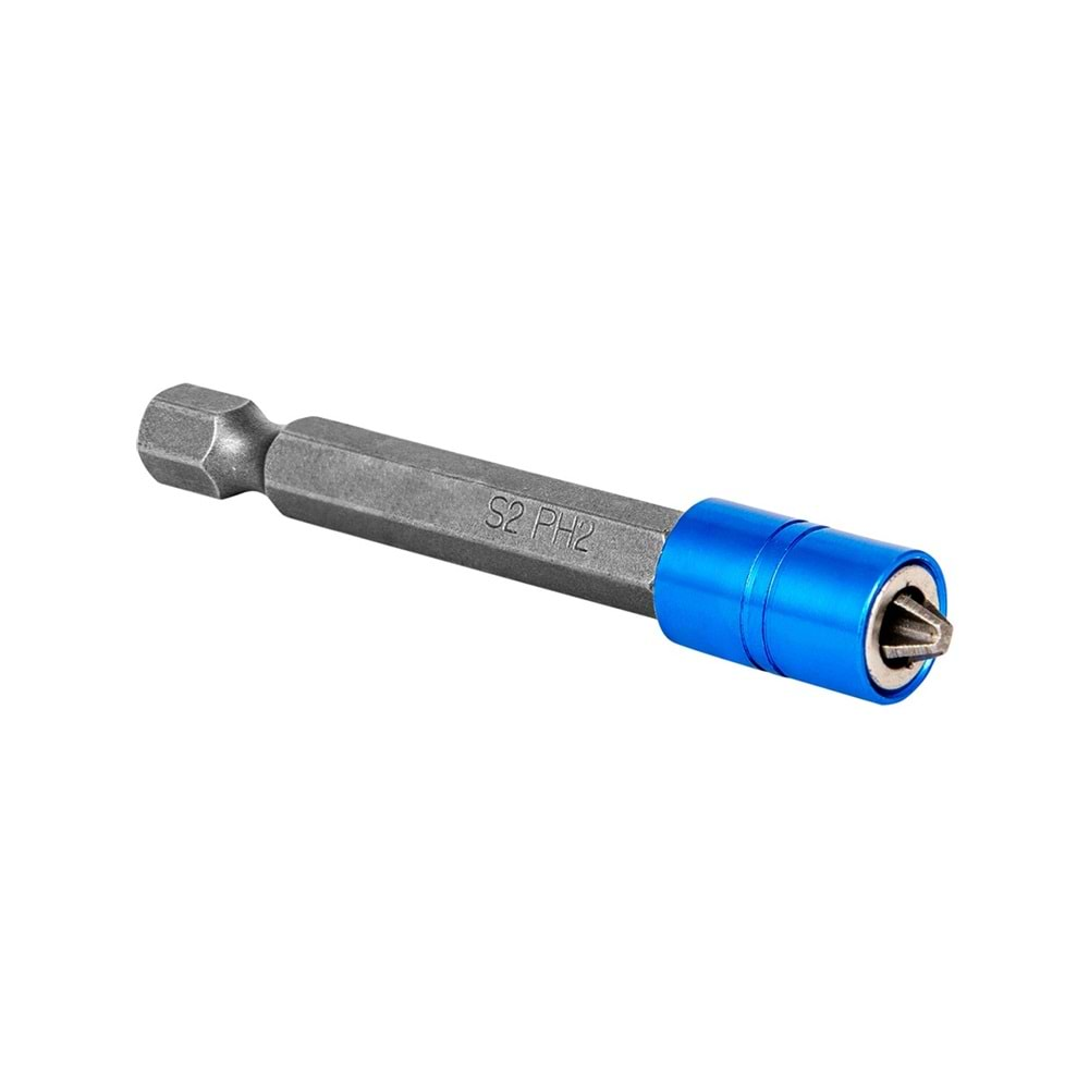 Elka S2 Çeliği Mıknatıslı Yıldız Bits Uç-Ucu PH2x65mm