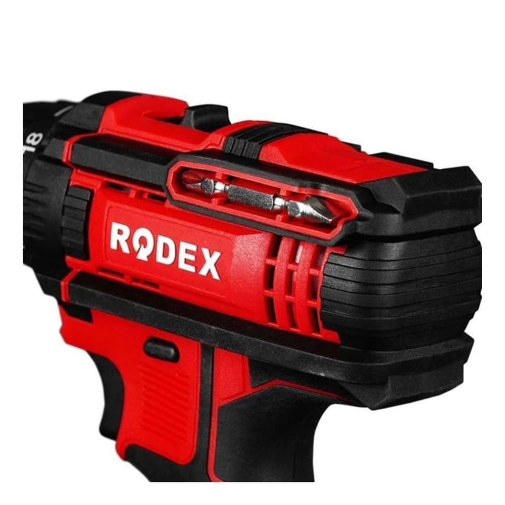 Rodex Tek Akülü Şarjlı Vidalama Matkap 12V 1.5Ah