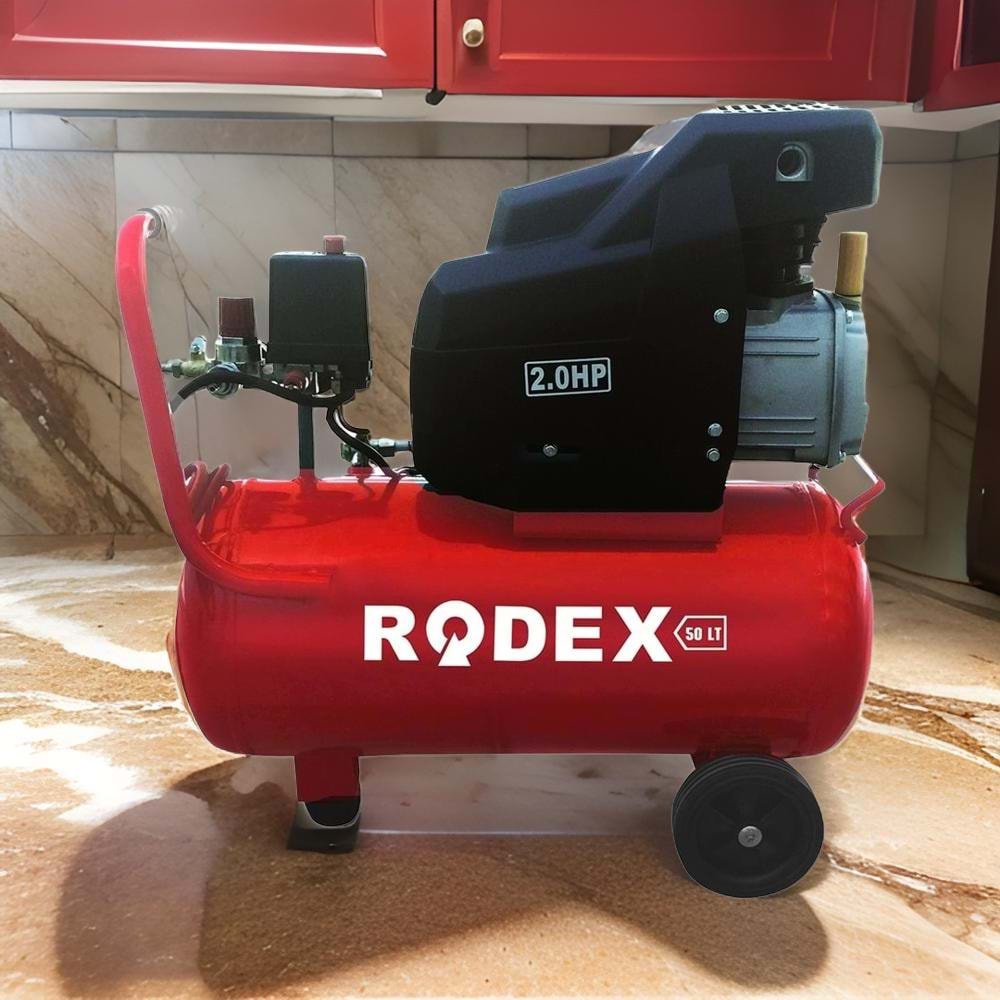 Rodex RDX750 Hava Kompresörü 2 Hp 50 Lt 8 Bar