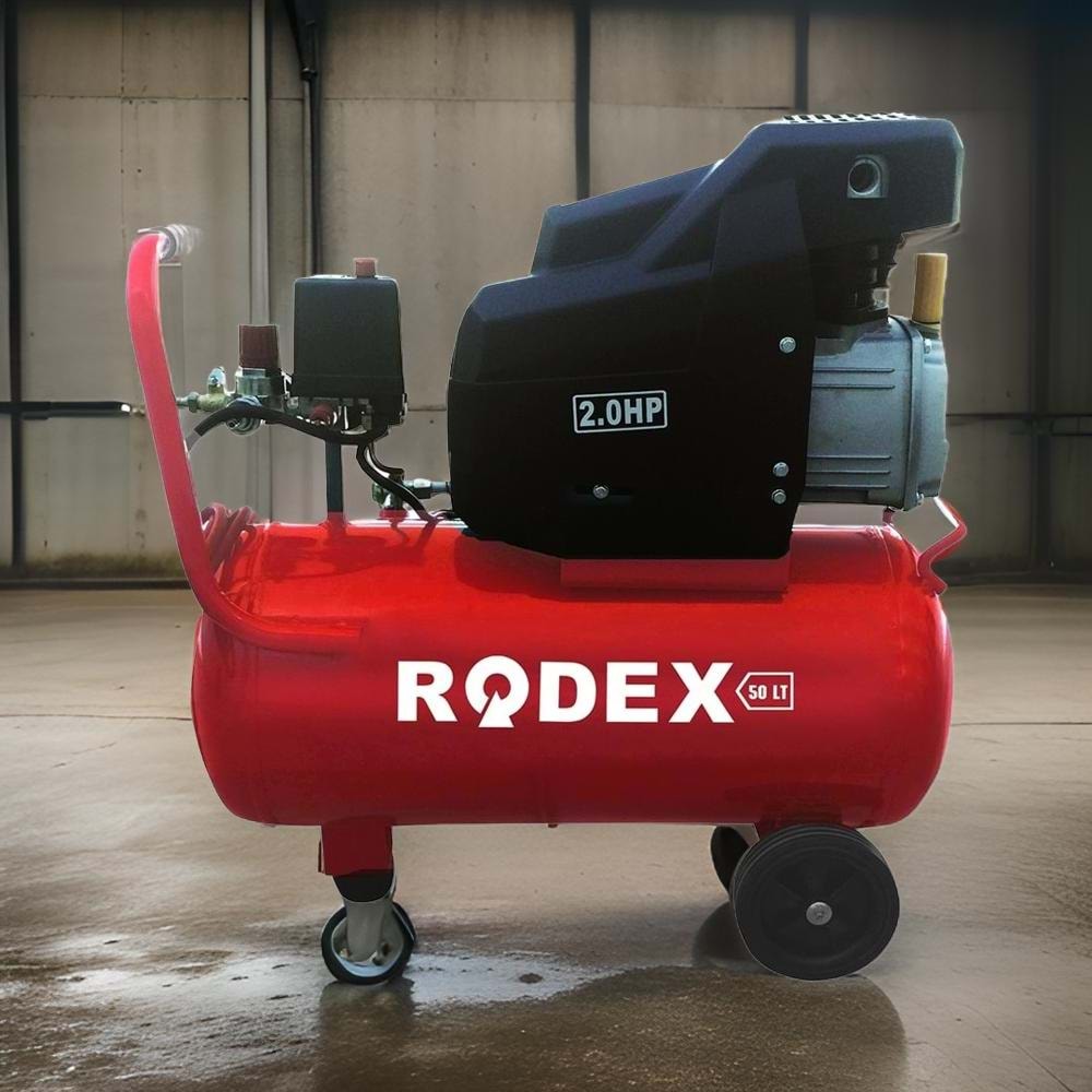 Rodex RDX750 Hava Kompresörü 2 Hp 50 Lt 8 Bar
