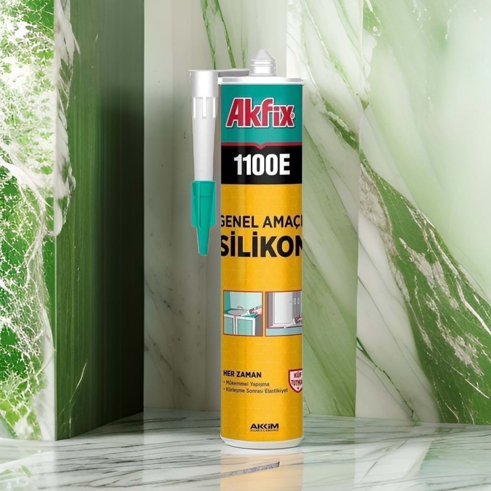 Akfix 1100E Silikon Siyah 280gr