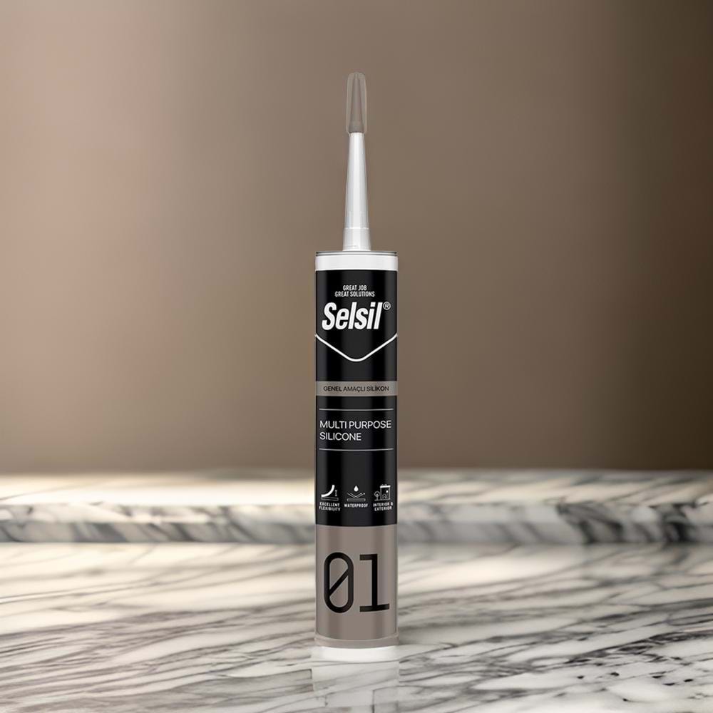 Selsil Silikon Şeffaf 280gr