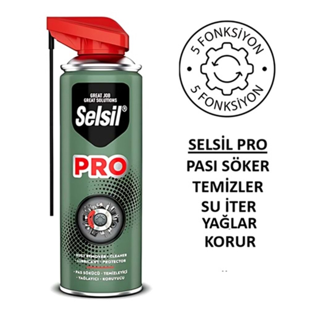 Selsil Pas Sökücü Yağlayıcı Multi Sprey 400 ml Kobra Başlık