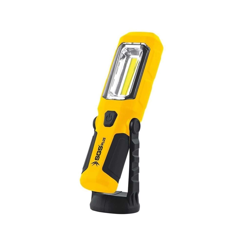 SGS Şarjlı Led El Feneri Lamba 350 Lümen 3.7 V 1200 Mah
