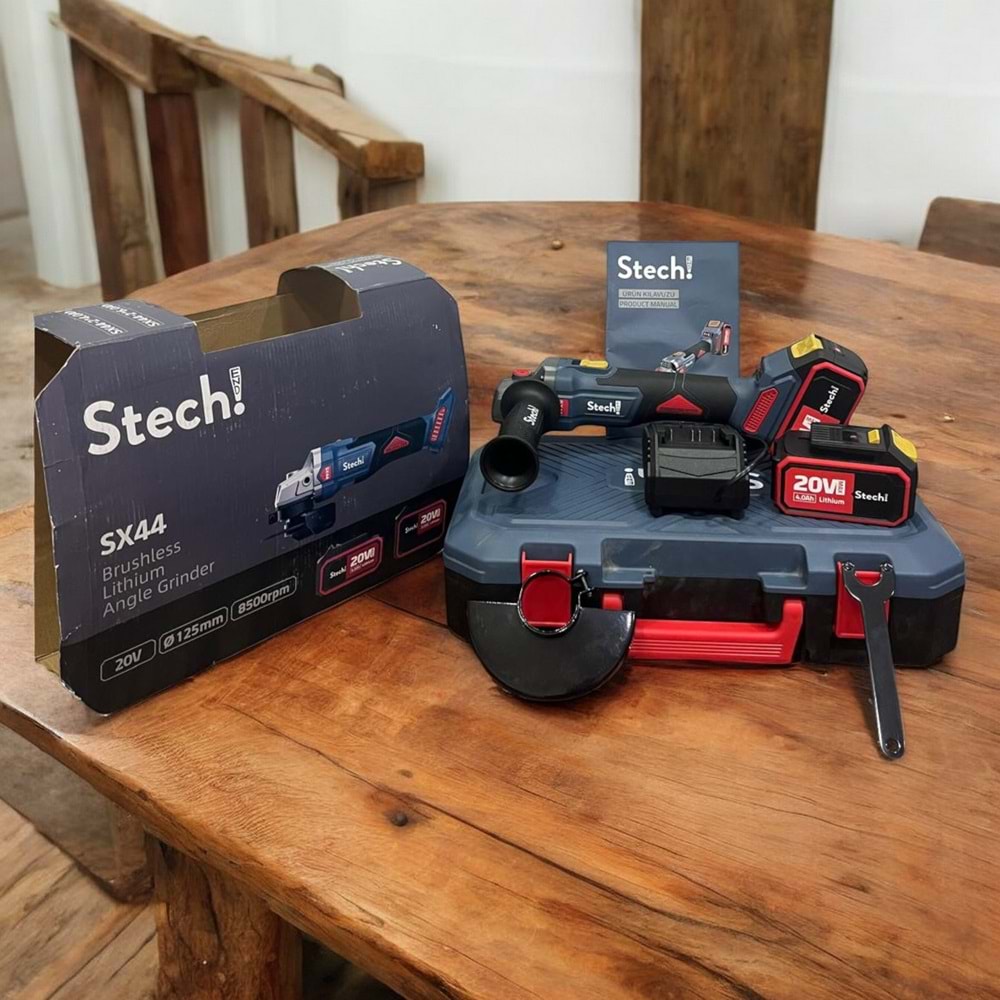 Stechend Akülü Avuç Taşlama 125mm SX44-2x4.0 Ah