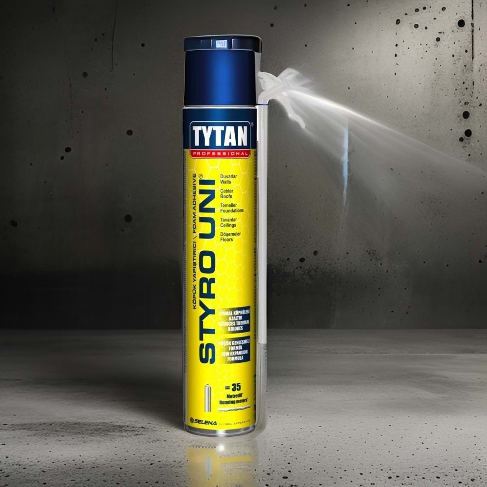 Tytan Styro Manuel Mantolama Yapıştırıcı Şişmeyen Köpük 750ml