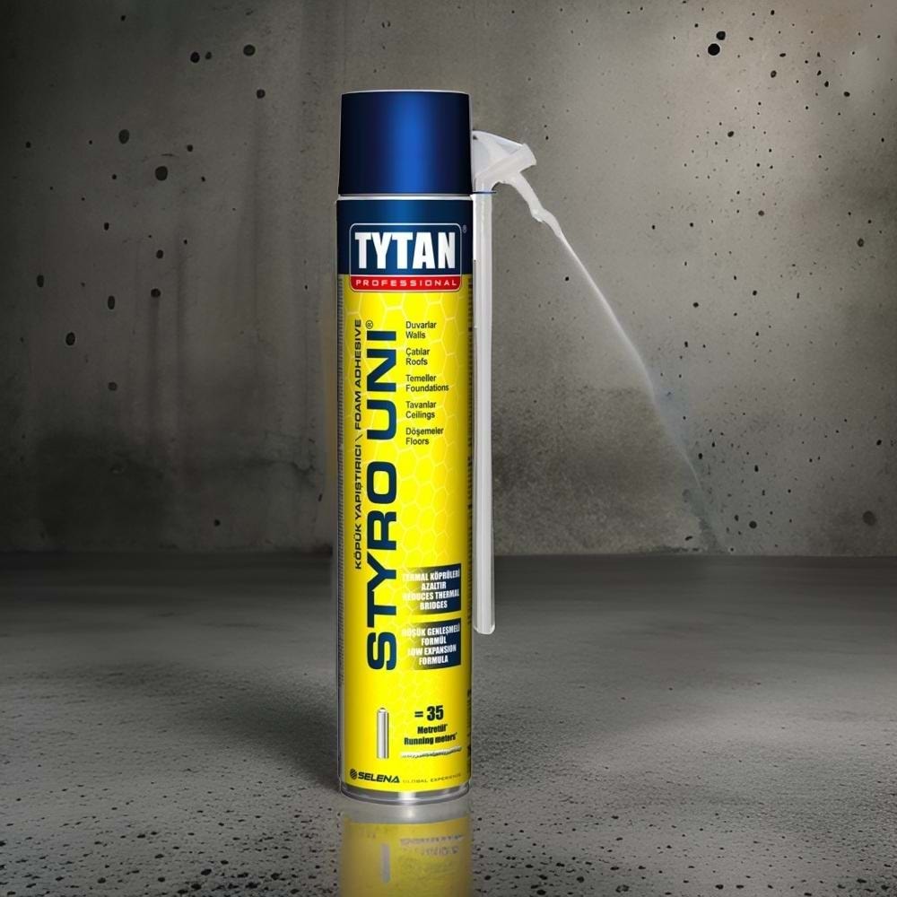 Tytan Styro Manuel Mantolama Yapıştırıcı Şişmeyen Köpük 750ml