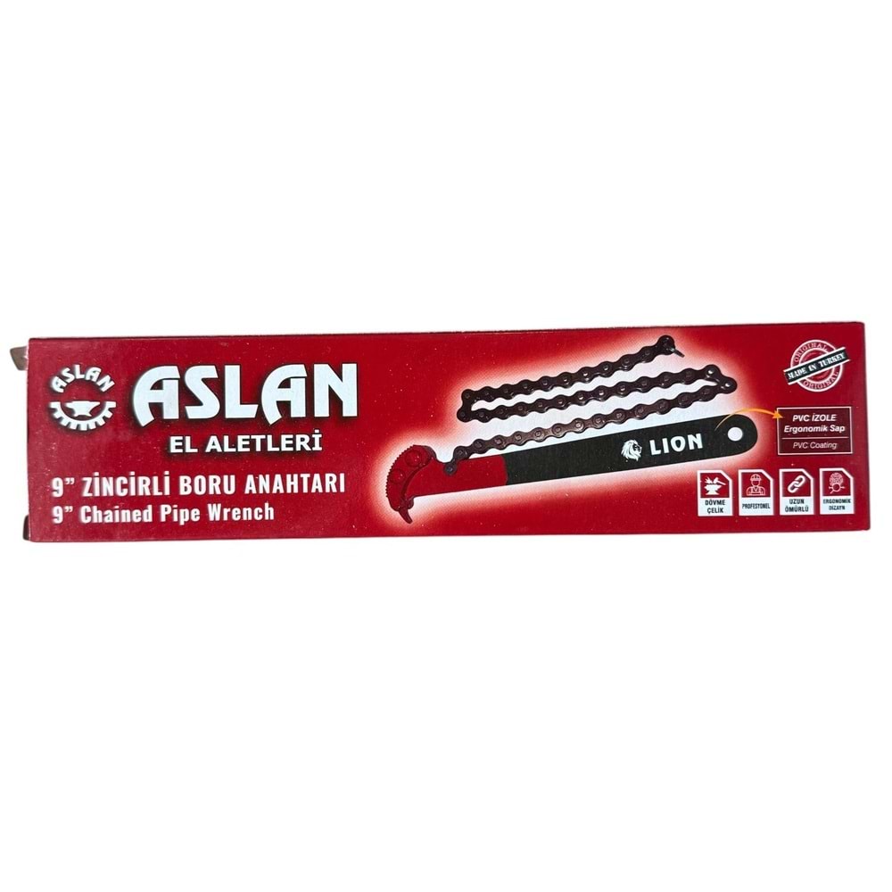 Aslan Zincirli Yağ Filtre Sökme Anahtarı 9