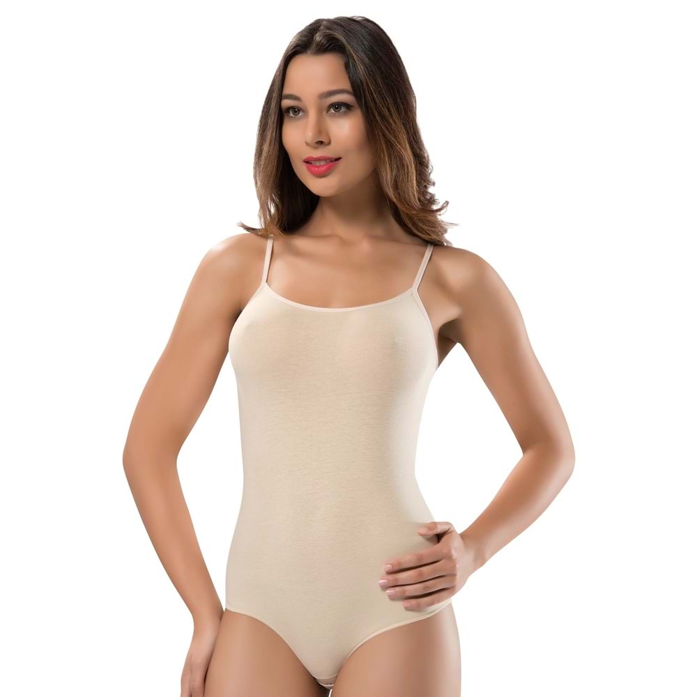 Belinay 0860 Bayan Çıtçıtlı Badi Ten L