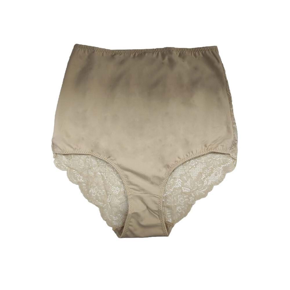 Belinay 0219 Arkası Dantel Bayan Korse Külot Ten M