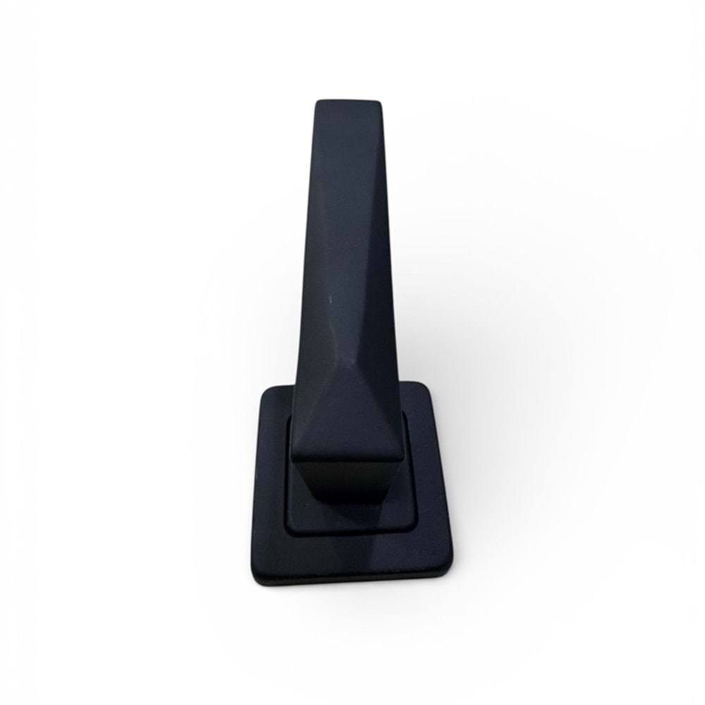 Hırsan Almira Rozetli Kapı Kolu Siyah (Takım) Wc