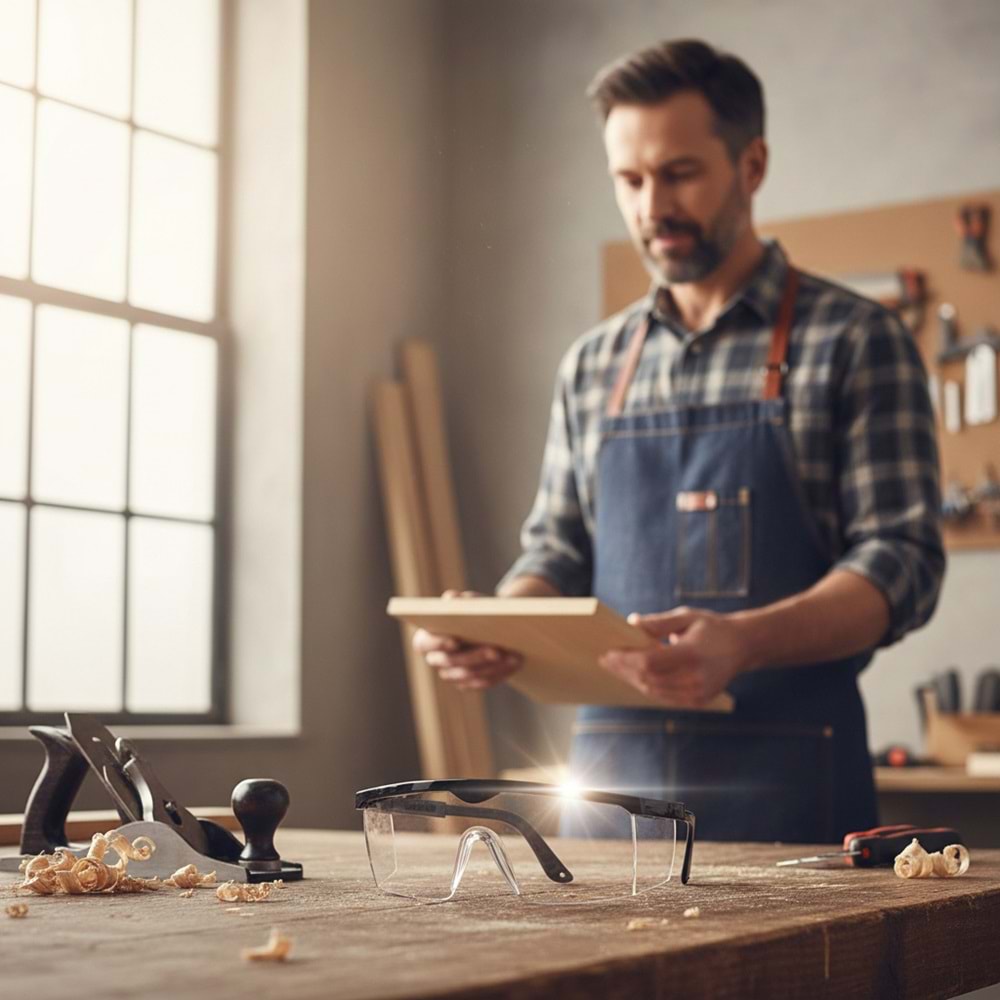 Hırsan Koruyucu Gözlük Çapak Gözlüğü Şeffaf