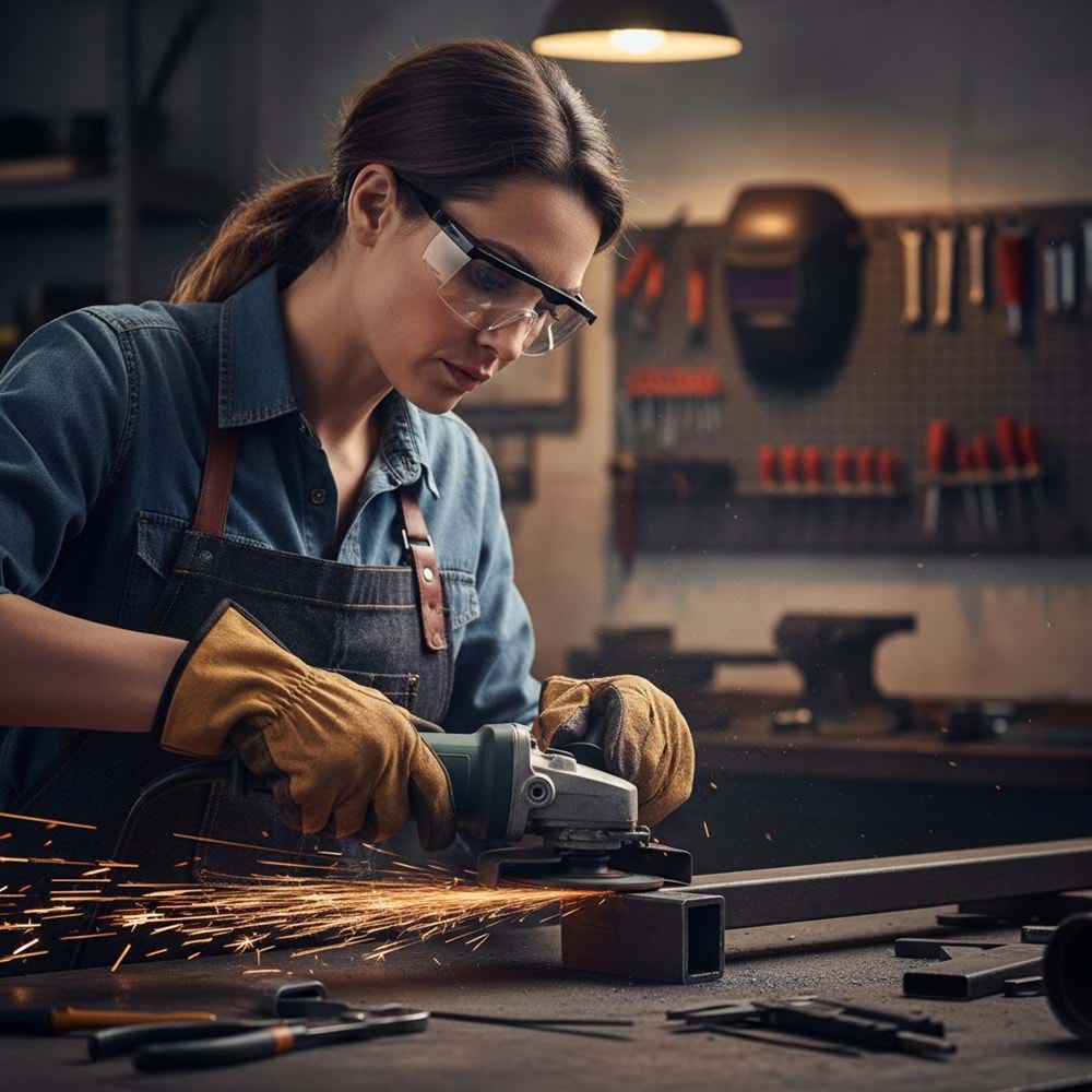 Hırsan Koruyucu Gözlük Çapak Gözlüğü Şeffaf