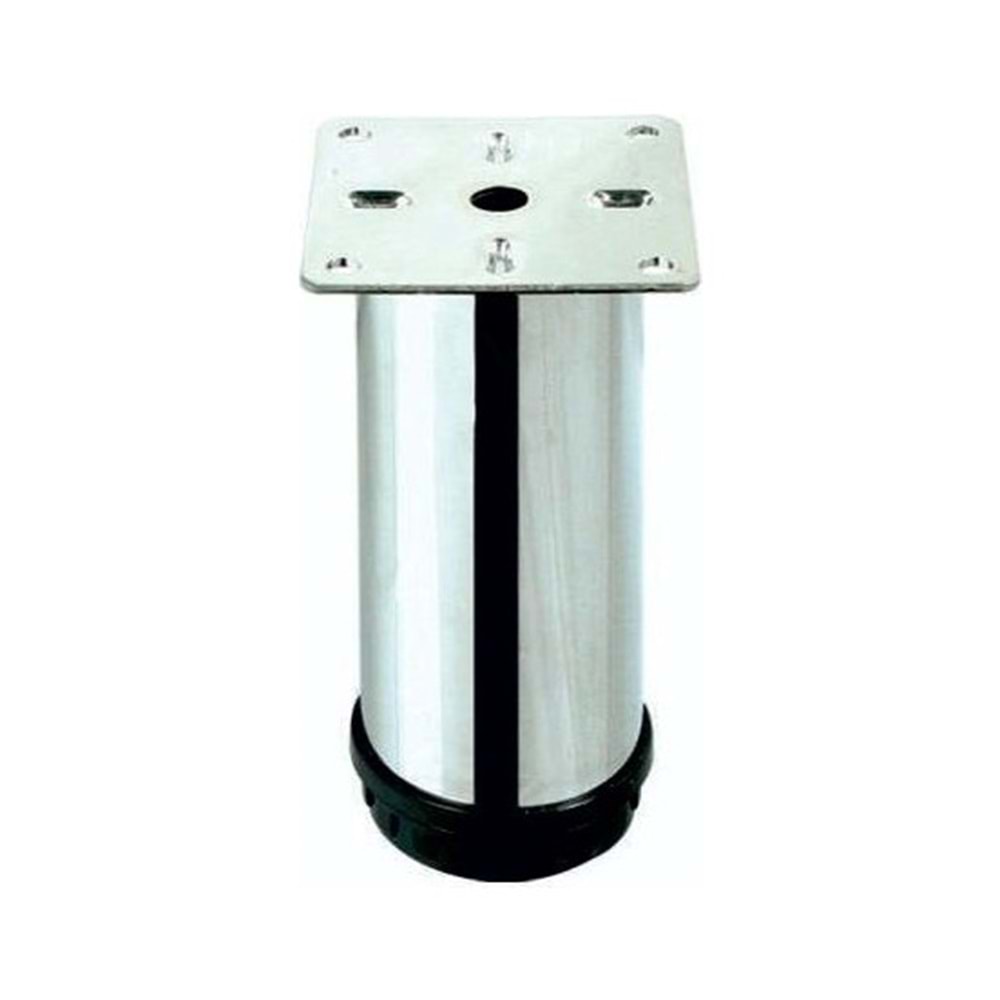 Hırsan Mobilya Metal Baza Ayağı Krom Ayak 42x15cm
