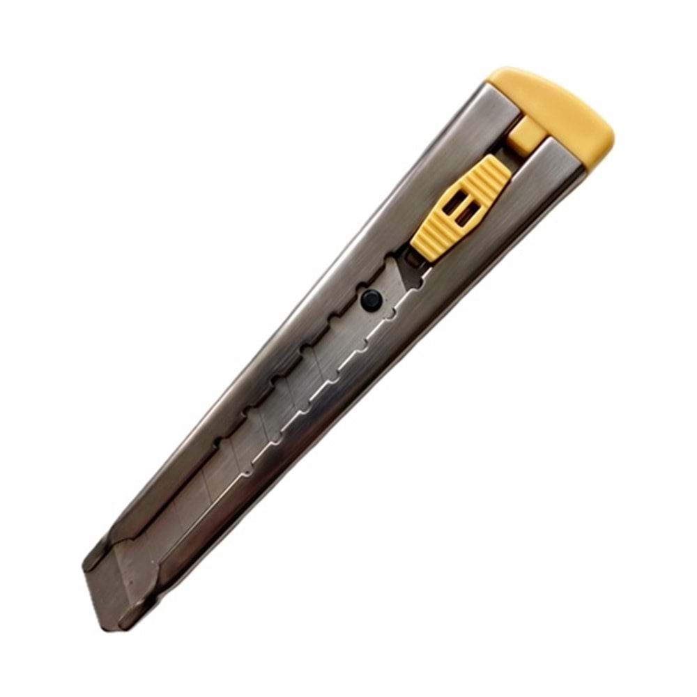 Hırsan Class Tech Maket Bıçağı Falçata Metal Gövde Saten 18mm