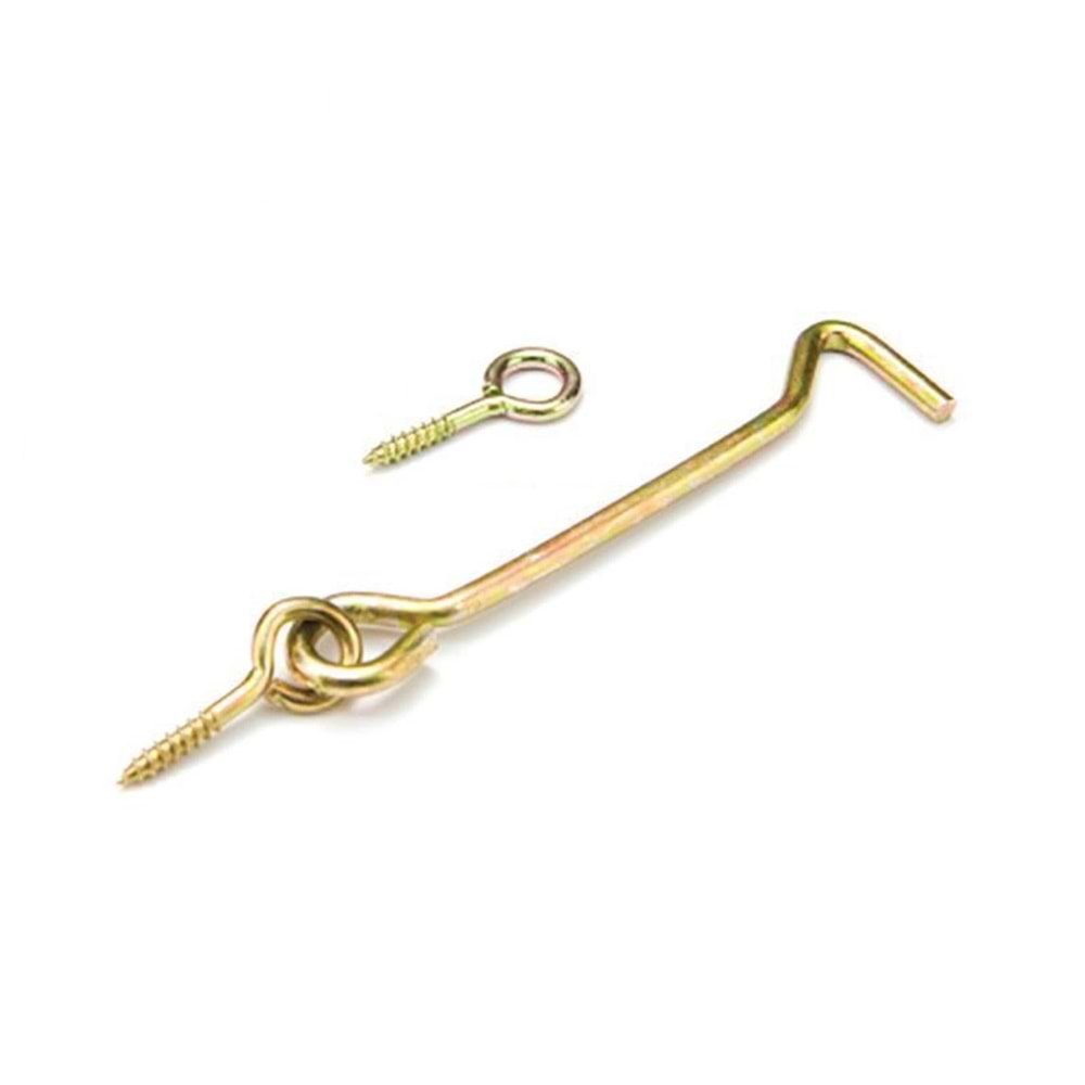 Hırsan Maymuncuk Çengelli Askı Kilit Kancalı Vida 160 No