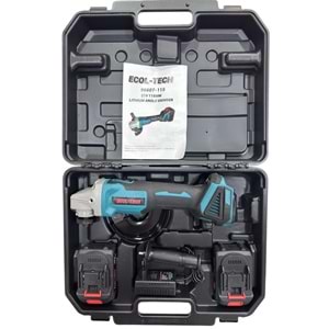 Ecol-Tech Akülü Şarjlı Avuç Taşlama Makinesi 115mm 36V 5.0Ah