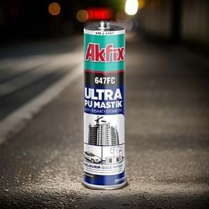 Akfix Pu Mastik P647FC Ultra Gri 280ml