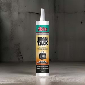 Akfix High Tack Korniş/Kornej Yapıştırıcı Beyaz 290ml