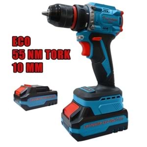 Catpower 1010 Akülü Şarjlı Vidalama Matkap Kömürsüz 20V 2.0Ah