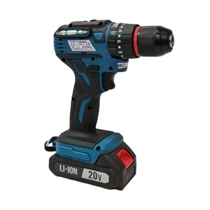 Catpower 1320 Şarjlı Akülü Vidalama Darbeli Matkap 20V 2.0AH