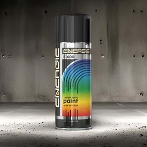 Energie E-600 9005 Sprey Boya 400ml Parlak Siyah