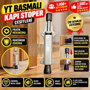 Yt Basmalı Kapı Stoperi Beyaz