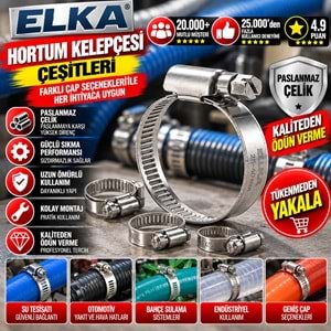 Elka Hortum Kelepçesi 19x26 mm