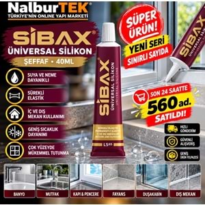 Sibax Tüp Silikon Şeffaf 40ml