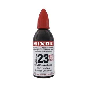 Mixol Renk Tüpü Koyu Kahve No:23 - 20ml