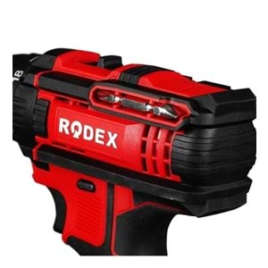 Rodex Tek Akülü Şarjlı Vidalama Matkap 12V 1.5Ah