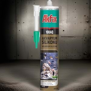 Akfix 100AQ Akvaryum Silikonu Şeffaf 280ml