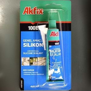 Akfix 100E Tüp Silikon Şeffaf 50ml