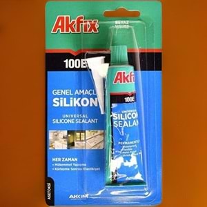 Akfix 100E Tüp Silikon Şeffaf 50ml