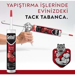 Selsil Ultra Tack Hybrid MS Polymer Beyaz 290 ml