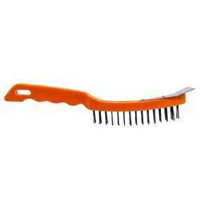 Hand Sfd Ispatulalı Çelik Tel Fırça Metal Kazımalı 270mm
