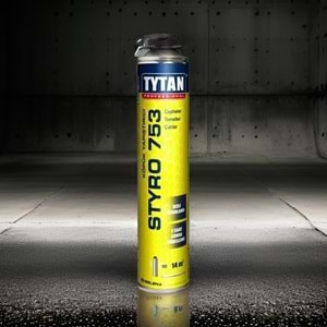 Tytan Styro 753 Tabancalı Mantolama Yapıştırıcı Şişmeyen Köpük 750ml