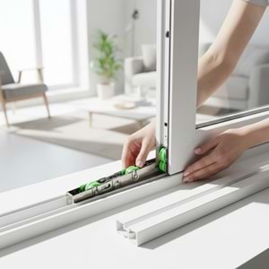 Hırsan Pvc Pimapen Kapı Pencere Altı Sürme/Sürgü Tekeri Polyamid