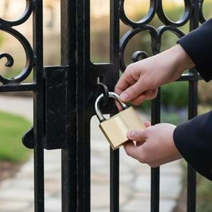 Hırsan Asma Kilit Sarı 50mm