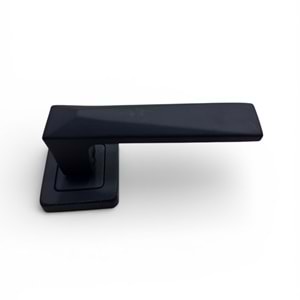 Hırsan Almira Rozetli Kapı Kolu Siyah (Takım) Wc