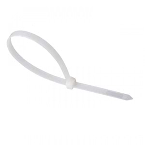 Hırsan Cırt Kelepçe Kablo Bağı Beyaz 8x450mm 100 Ad