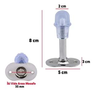 Hırsan Kapı Tamponu Durdurucu Stoper Metal