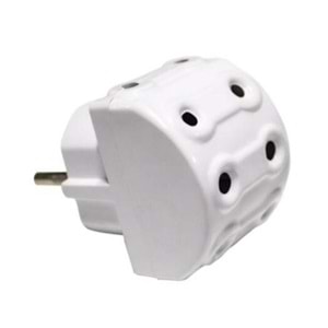 Hırsan Topraklı Erkek Fiş 5li T Tipi Çoklu Grup Priz