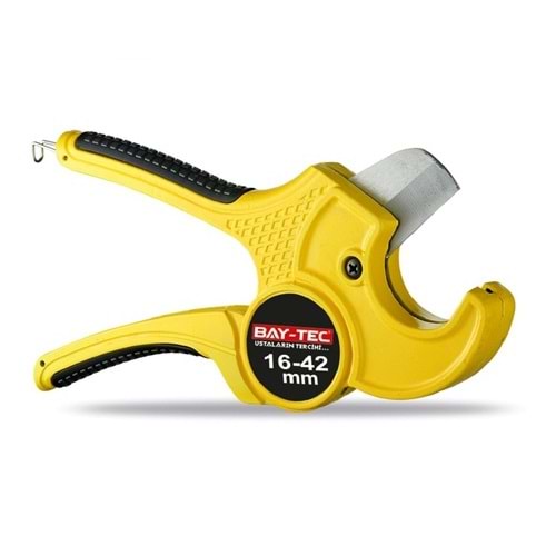 Bay-Tec Pvc Plastik Pprc Boru Kesme Makası Sarı 42mm