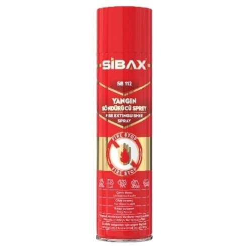 Sibax SB112 Yangın Söndürücü Sprey 600ml