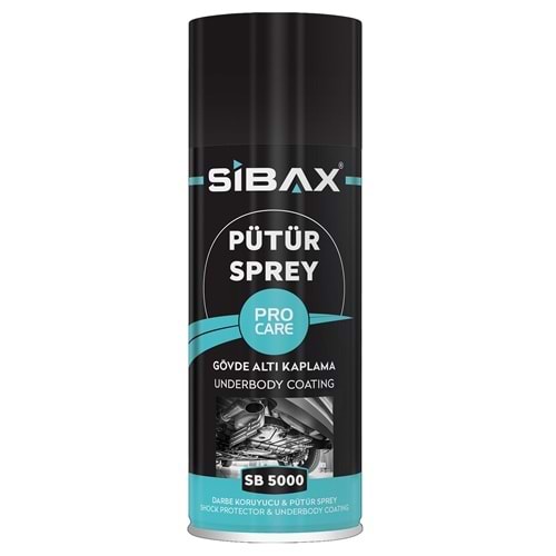 Sibax Pütür Sprey Boya Siyah 400ml